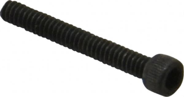 Value Collection - #4-40 UNC Hex Socket Drive, Socket Cap Screw - Alloy Steel, Black Oxide Finish, Fully Threaded, 7/8" Length Under Head - Benchmark Tooling