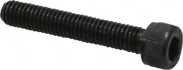 Value Collection - #10-32 UNF Hex Socket Drive, Socket Cap Screw - Alloy Steel, Black Oxide Finish, Fully Threaded, 1-1/8" Length Under Head - Benchmark Tooling