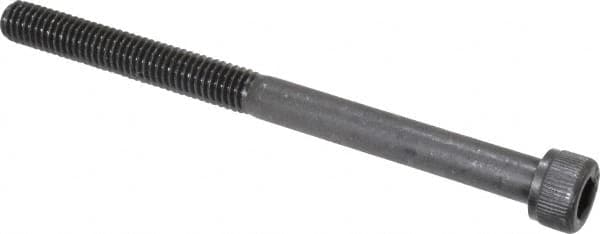 Value Collection - #10-32 UNF Hex Socket Drive, Socket Cap Screw - Alloy Steel, Black Oxide Finish, Partially Threaded, 2-1/2" Length Under Head - Benchmark Tooling