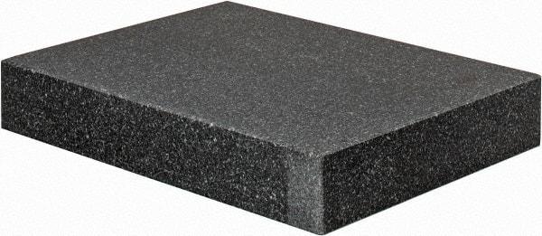 Value Collection - 12" Long x 9" Wide x 2" Thick, Granite Inspection Surface Plate - B Toolroom Grade, 0.0001" Unilateral Tolerance - Benchmark Tooling