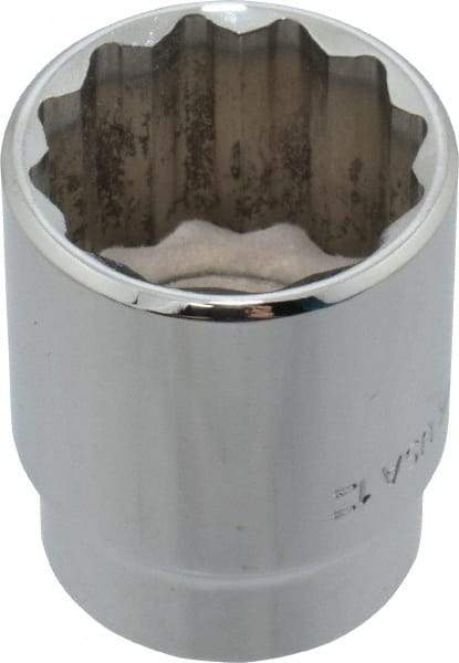 Blackhawk by Proto - 1", 1/2" Drive, Standard Hand Socket - 12 Points, 1-37/64" OAL, Chrome Finish - Benchmark Tooling