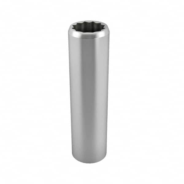 Blackhawk by Proto - 3/4", 1/2" Drive, Deep Hand Socket - 12 Points, 3-1/8" OAL, Chrome Finish - Benchmark Tooling