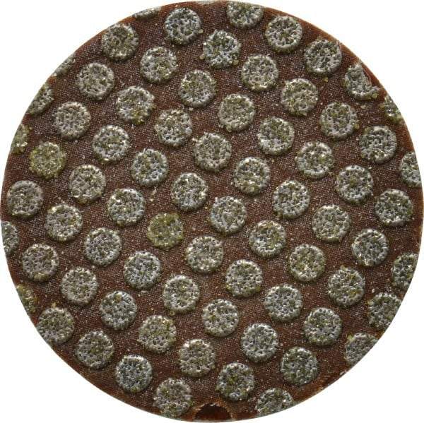 3M - 1" Disc Diam, 60 Grit, Diamond Quick Change Disc - Type R Attaching System, Coated, Green, Medium Grade, 30,000 RPM, 6234J Series - Benchmark Tooling