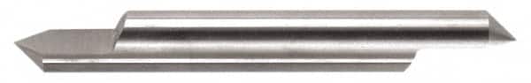 Accupro - 1/2 Inch Diameter, 4 Inch Overall Length, 5/8 Inch Split Length, Solid Carbide, Conical Point Split End Carbide Blank - Single End, 60° Point - Benchmark Tooling