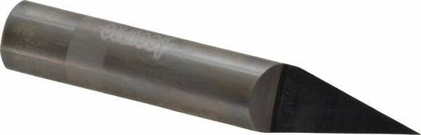 Accupro - 1/2 Inch Diameter, 3 Inch Overall Length, 5/8 Inch Split Length, Solid Carbide, Conical Point Split End Carbide Blank - Single End, 30° Point - Benchmark Tooling