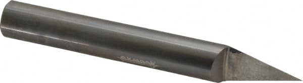 Accupro - 1/2 Inch Diameter, 4 Inch Overall Length, 5/8 Inch Split Length, Solid Carbide, Conical Point Split End Carbide Blank - Single End, 30° Point - Benchmark Tooling