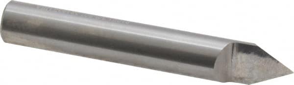 Accupro - 3/8 Inch Diameter, 2-1/2 Inch Overall Length, 1/2 Inch Split Length, Solid Carbide, Conical Point Split End Carbide Blank - Single End, 60° Point - Benchmark Tooling