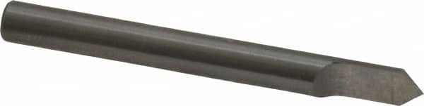 Accupro - 1/4 Inch Diameter, 2-1/2 Inch Overall Length, 3/8 Inch Split Length, Solid Carbide, Conical Point Split End Carbide Blank - Single End, 90° Point - Benchmark Tooling