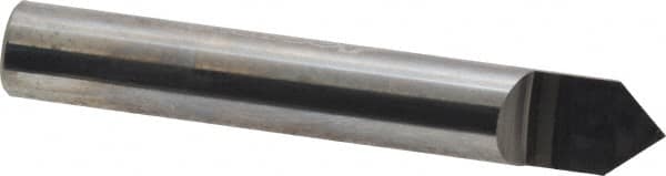 Accupro - 3/8 Inch Diameter, 2-1/2 Inch Overall Length, 1/2 Inch Split Length, Solid Carbide, Conical Point Split End Carbide Blank - Single End, 90° Point - Benchmark Tooling