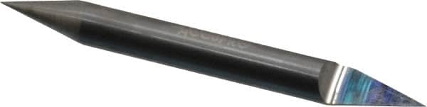 Accupro - 1/4 Inch Diameter, 2-1/2 Inch Overall Length, 3/8 Inch Split Length, Solid Carbide, Conical Point Split End Carbide Blank - Single End, 30° Point - Benchmark Tooling