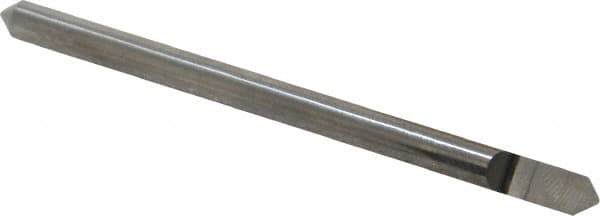 Accupro - 3/16 Inch Diameter, 3 Inch Overall Length, 3/8 Inch Split Length, Solid Carbide, Conical Point Split End Carbide Blank - Single End, 90° Point - Benchmark Tooling