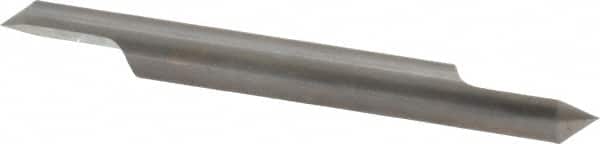 Accupro - 1/4 Inch Diameter, 2-1/2 Inch Overall Length, 3/8 Inch Split Length, Solid Carbide, Conical Point Split End Carbide Blank - Single End, 90° Point - Benchmark Tooling