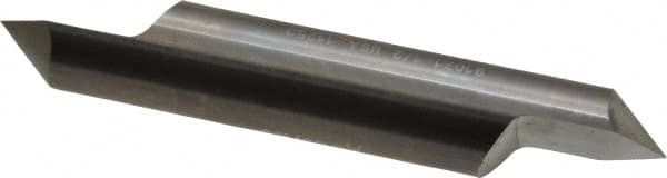 Accupro - 1/2 Inch Diameter, 3 Inch Overall Length, 5/8 Inch Split Length, Solid Carbide, Conical Point Split End Carbide Blank - Single End, 90° Point - Benchmark Tooling
