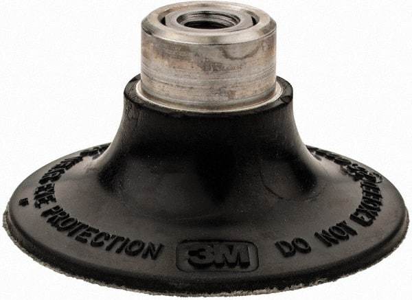 3M - 2" Diam Quick-Change Type R Disc Backing Pad - Medium Density, 25,000 RPM, Roloc TR Compatible - Benchmark Tooling
