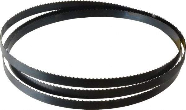 Starrett - 6 TPI, 6' 9" Long x 1/2" Wide x 0.025" Thick, Welded Band Saw Blade - Carbon Steel, Toothed Edge, Raker Tooth Set, Flexible Back, Contour Cutting - Benchmark Tooling
