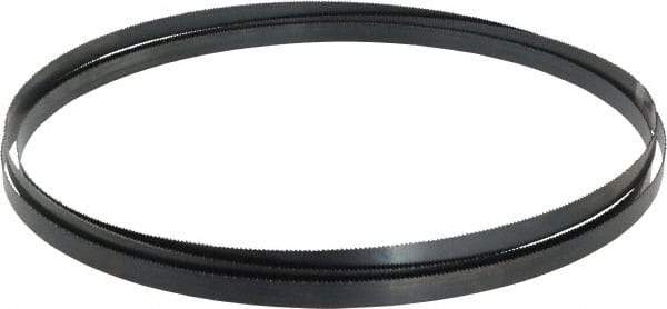Starrett - 14 TPI, 9' 6" Long x 1/2" Wide x 0.025" Thick, Welded Band Saw Blade - Carbon Steel, Toothed Edge, Raker Tooth Set, Flexible Back, Contour Cutting - Benchmark Tooling