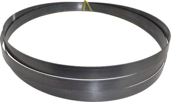 Starrett - 14/S TPI, 10' 10-1/2" Long x 1" Wide x 0.035" Thick, Welded Band Saw Blade - Carbon Steel, Toothed Edge, Raker Tooth Set, Flexible Back, Contour Cutting - Benchmark Tooling