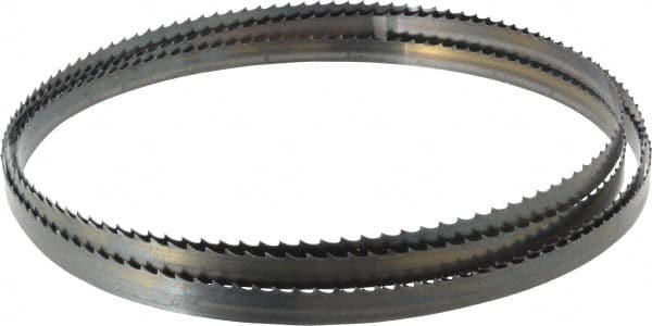 Starrett - 4 TPI, 11' 9" Long x 1/2" Wide x 0.025" Thick, Welded Band Saw Blade - Carbon Steel, Toothed Edge, Raker Tooth Set, Flexible Back, Contour Cutting - Benchmark Tooling