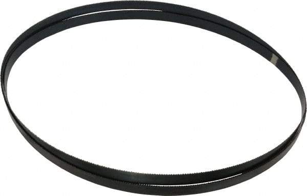 Starrett - 10/S TPI, 12' 6" Long x 3/4" Wide x 0.032" Thick, Welded Band Saw Blade - Carbon Steel, Toothed Edge, Raker Tooth Set, Flexible Back, Contour Cutting - Benchmark Tooling