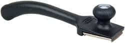 Hyde Tools - Carbon Steel 4-Edge Scraper - 2-5/8" Blade Width, 7-1/2" Long Plastic Handle - Benchmark Tooling