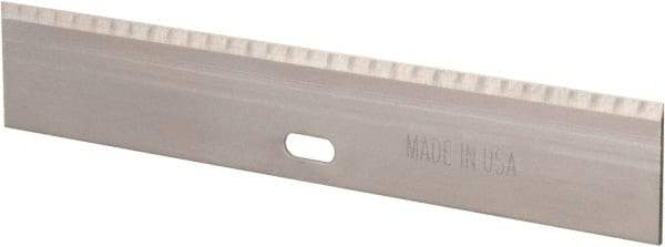 Hyde Tools - Carbon Steel 1-Edge Scraper Replacement Blade - 5-7/8" Blade Length x 3-1/4" Blade Width, For 33100 - Benchmark Tooling