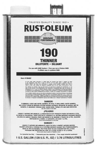 Rust-Oleum - 1 Gal Clean Up Solvent - 360 to 870 Sq Ft/Gal Coverage, <250 g/L VOC Content - Benchmark Tooling
