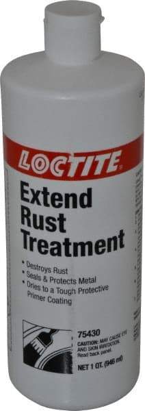 Loctite - 1 Qt Rust Treatment - 15 min Tack Free Dry Time, 30 min Recoat Dry Time, 24 hr Full Dry Time - Benchmark Tooling