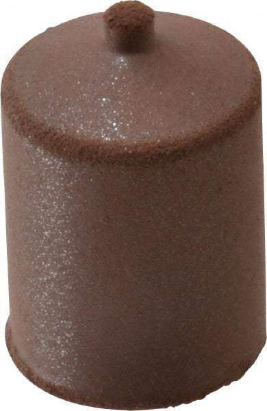 Cratex - 7/8" Max Diam x 1-1/4" Long, Cone, Rubberized Point - Fine Grade, Silicon Carbide, 1/4" Arbor Hole, Unmounted - Benchmark Tooling