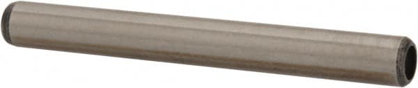 Value Collection - 1/4" Diam x 2-1/4" Pin Length Grade 8 Alloy Steel Pull Out Dowel Pin - 1 Rounded & 1 Threaded End - Benchmark Tooling