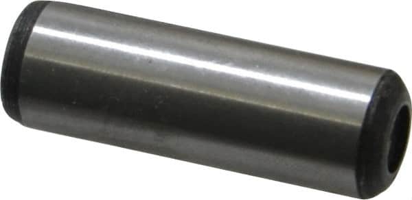 Value Collection - 1/2" Diam x 1-1/2" Pin Length Grade 8 Alloy Steel Pull Out Dowel Pin - 1 Rounded & 1 Threaded End - Benchmark Tooling