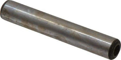 Value Collection - 1/2" Diam x 3" Pin Length Grade 8 Alloy Steel Pull Out Dowel Pin - 1 Rounded & 1 Threaded End - Benchmark Tooling