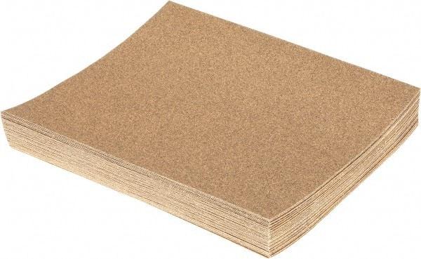 Value Collection - 60 Grit, Aluminum Oxide Sanding Sheet - 11" Long x 9" Wide, Medium Grade, D Weighted Paper Backing - Benchmark Tooling