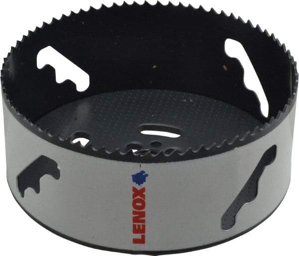 Lenox - 5" Diam, 1-1/2" Cutting Depth, Hole Saw - Bi-Metal Saw, Toothed Edge - Benchmark Tooling