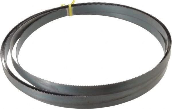 Starrett - 10 TPI, 14' 6" Long x 3/4" Wide x 0.032" Thick, Welded Band Saw Blade - Carbon Steel, Toothed Edge, Raker Tooth Set, Flexible Back, Contour Cutting - Benchmark Tooling