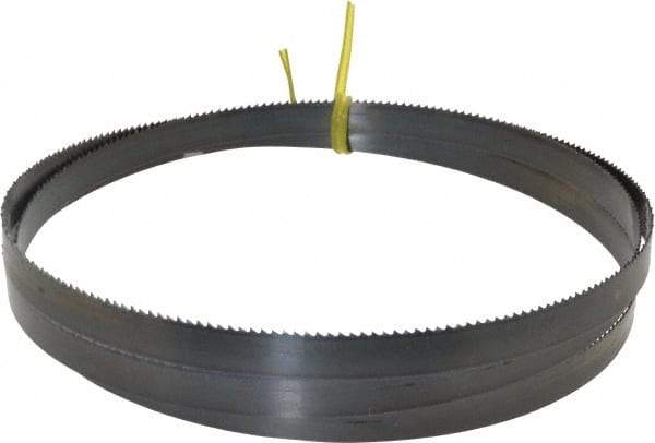Starrett - 10 TPI, 5' 5" Long x 1/2" Wide x 0.025" Thick, Welded Band Saw Blade - Carbon Steel, Toothed Edge, Raker Tooth Set, Flexible Back, Contour Cutting - Benchmark Tooling