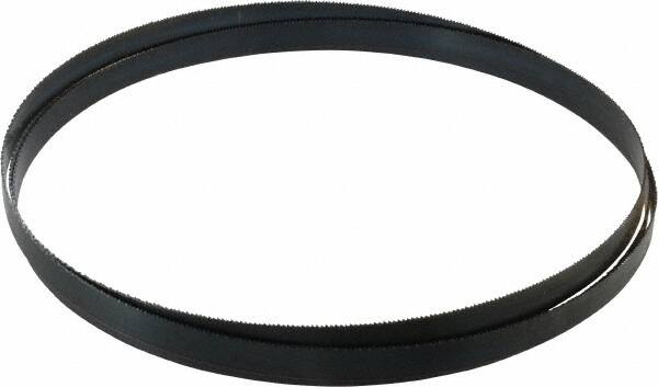 Starrett - 14 TPI, 8' 10" Long x 5/8" Wide x 0.032" Thick, Welded Band Saw Blade - Carbon Steel, Toothed Edge, Raker Tooth Set, Flexible Back, Contour Cutting - Benchmark Tooling