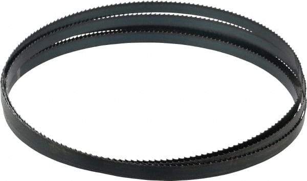 Starrett - 6 TPI, 12' 6" Long x 1/2" Wide x 0.025" Thick, Welded Band Saw Blade - Carbon Steel, Toothed Edge, Raker Tooth Set, Flexible Back, Contour Cutting - Benchmark Tooling