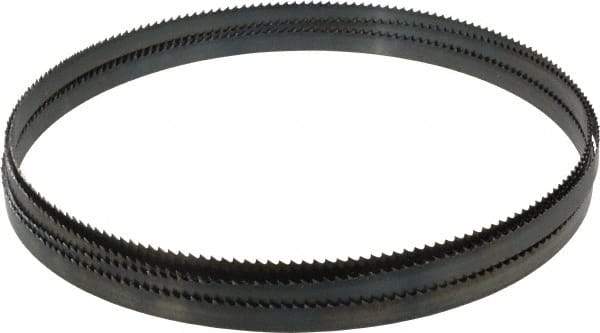 Starrett - 6 TPI, 12' 10" Long x 1/2" Wide x 0.025" Thick, Welded Band Saw Blade - Carbon Steel, Toothed Edge, Raker Tooth Set, Flexible Back, Contour Cutting - Benchmark Tooling