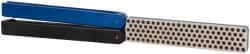 DMT - Coarse/Extra Coarse Grade, Double Sided Diamond Sharpener - 325/220 Grit, 45/60 Micron, Diamond Area 4.3" Long x 1" Wide, 9-1/2" Open Length, 5" Closed Length - Benchmark Tooling