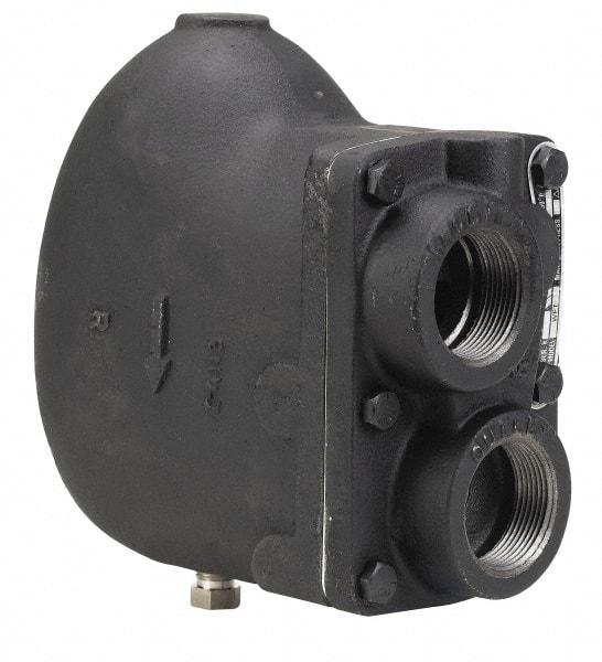 Watts - 4 Port, 1-1/4" Pipe, Cast Iron Float & Thermostatic Steam Trap - 15 Max psi - Benchmark Tooling