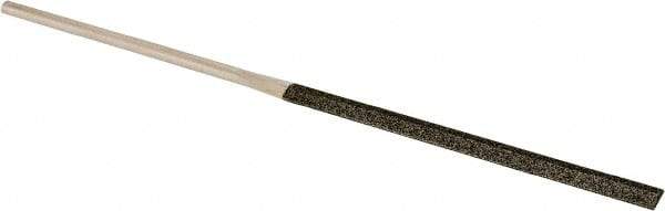 Value Collection - 5-1/2" OAL Fine Triangular Needle Diamond File - 11/64" Wide x 5/64" Thick, 2-3/4 LOC - Benchmark Tooling
