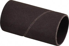 Made in USA - 120 Grit Aluminum Oxide Coated Spiral Band - 1" Diam x 2" Wide, Fine Grade - Benchmark Tooling