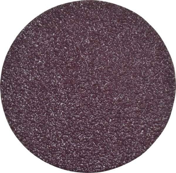 Standard Abrasives - 3" Disc Diam, 36 Grit, Aluminum Oxide Quick Change Disc - Type S Attaching System, Coated, Brown, Very Coarse Grade, 18,000 RPM - Benchmark Tooling