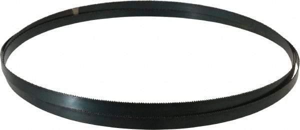 Disston - 14 TPI, 10' Long x 1/2" Wide x 0.025" Thick, Welded Band Saw Blade - Carbon Steel, Toothed Edge, Raker Tooth Set, Flexible Back, Contour Cutting - Benchmark Tooling