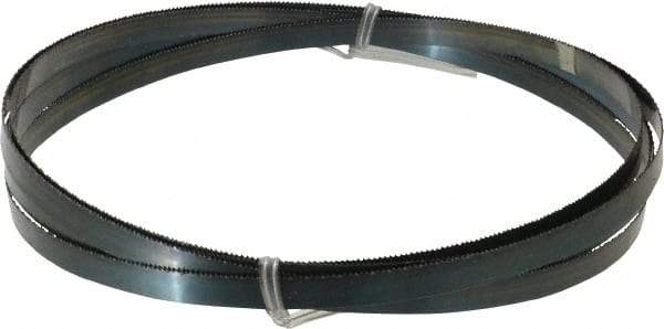 Disston - 14 TPI, 12' 6" Long x 1/2" Wide x 0.025" Thick, Welded Band Saw Blade - Carbon Steel, Toothed Edge, Raker Tooth Set, Flexible Back, Contour Cutting - Benchmark Tooling