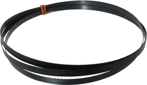Disston - 10 TPI, 12' 6" Long x 3/4" Wide x 0.032" Thick, Welded Band Saw Blade - Carbon Steel, Toothed Edge, Raker Tooth Set, Flexible Back, Contour Cutting - Benchmark Tooling