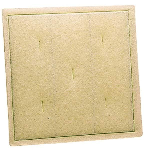 PrecisionAire - 20" Noml Height x 20" Noml Width x 1" Noml Depth, <20% Capture Efficiency, Panel Air Filter - MERV 5, Polyester, Integrated Galvanized Wire Frame - Benchmark Tooling