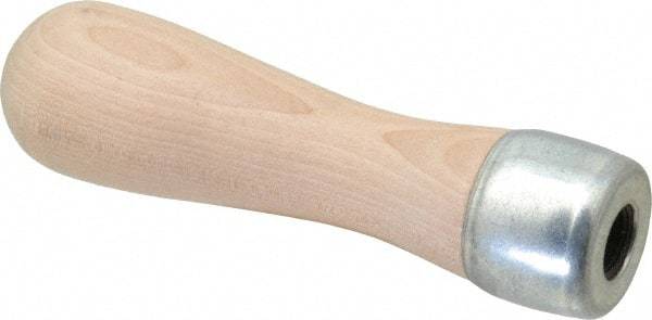 Lutz - 5" Long x 1-3/8" Diam File Handle - For Use with 14" Files - Benchmark Tooling