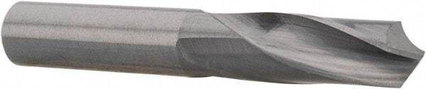 M.A. Ford - 0.397" 118° Spiral Flute Solid Carbide Screw Machine Drill Bit - Bright Finish, Right Hand Cut, 1-1/4" Flute Length, 2-3/4" OAL, Faceted Point, Straight Shank - Benchmark Tooling