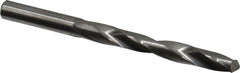 M.A. Ford - 19/64" 118° Solid Carbide Jobber Drill - Bright Finish, Right Hand Cut, Spiral Flute, Straight Shank, 3-3/4" OAL, Faceted Point - Benchmark Tooling